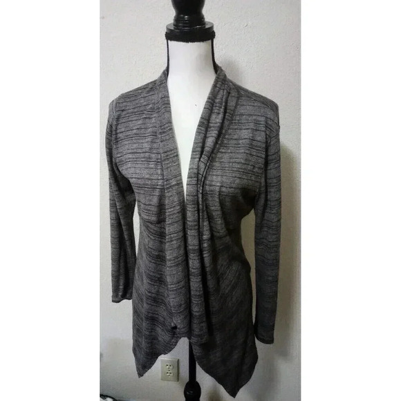 Coldwater Creek Sweaters - Coldwater Creek Cardigan Gray Knit Open Front Small Size 8